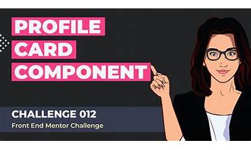 Challenge 013–Profile Card Component